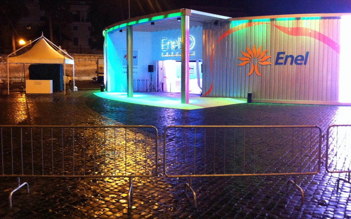  Noleggio transenne per i 50 anni di Enel